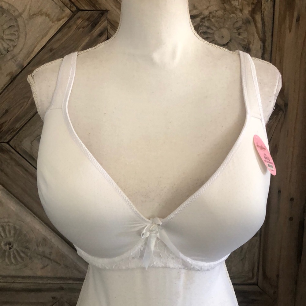 ANGELINA WHITE UNDERWIRE BRA PLUS 44 DD